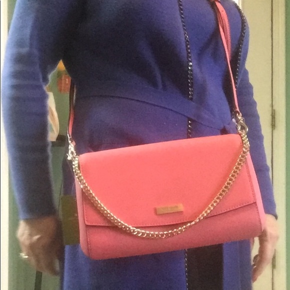 Kate Spade NY Laurel Way, Greer Crossbody Purse Coral - Picture 3 of 8